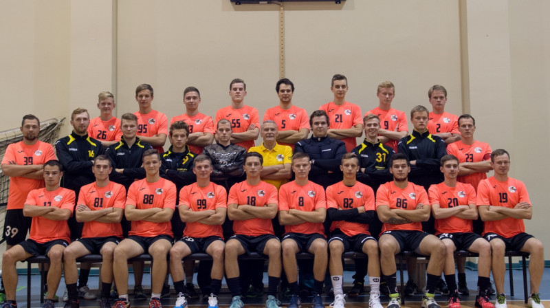 Pašreizējie līgas līderi FK "JeNo"
Foto: Floorball.lv