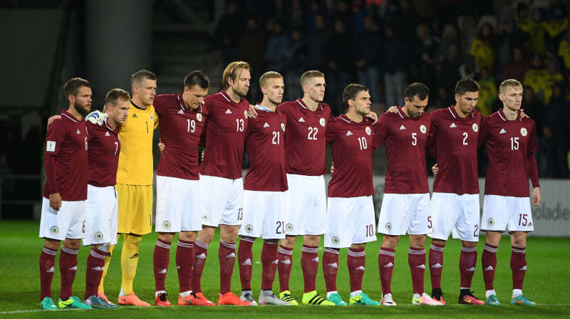 Latvijas futbola izlase
Foto: Romāns Kokšarovs, f64