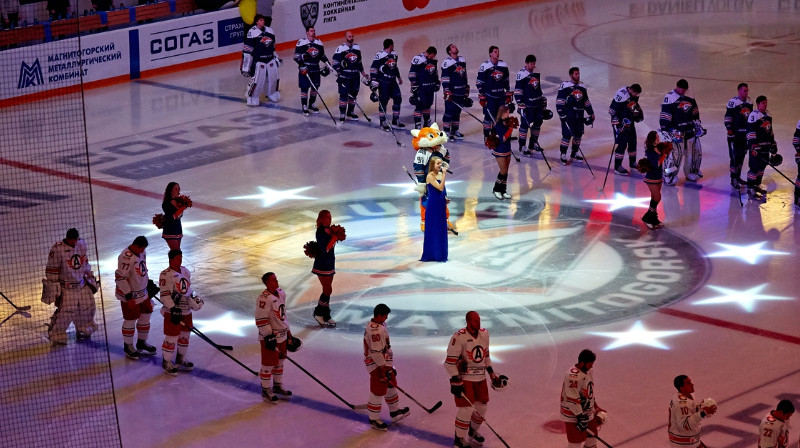 Magņitogorskas "Metallurg" pret Jekaterinburgas "Avtomobilist" 
Foto: metallurg.ru