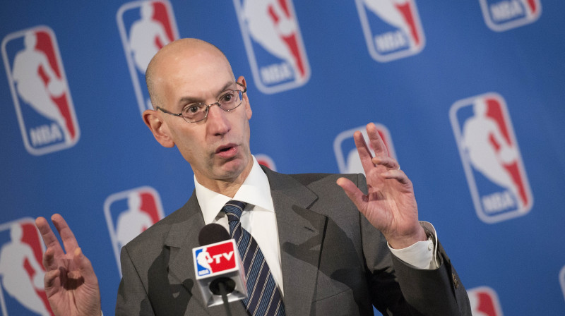 NBA komisārs Adams Silvers 
Foto: AP/Scanpix