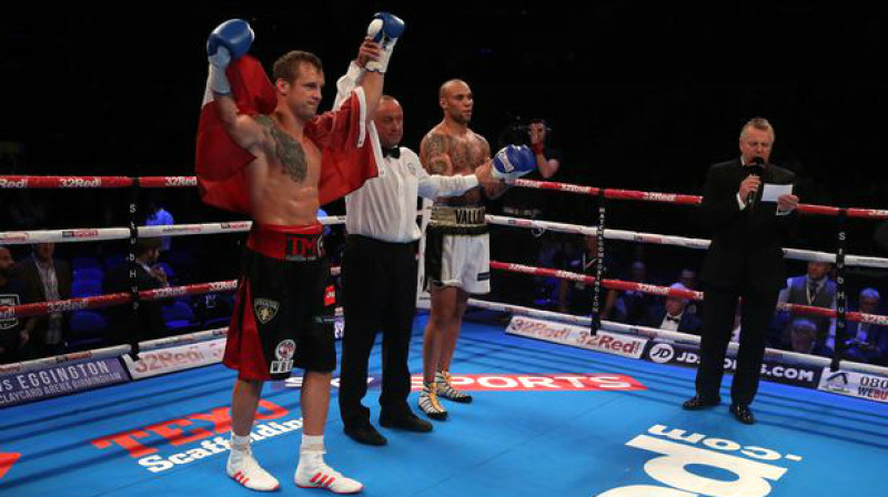 Mairis Briedis un Saimons Valilijs
Foto: PA Images / gazettelive.co.uk
