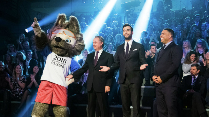 Pasaules kausa talismans - vilks "Zabivaka" 
Foto: PK organizatori / rsport.ru