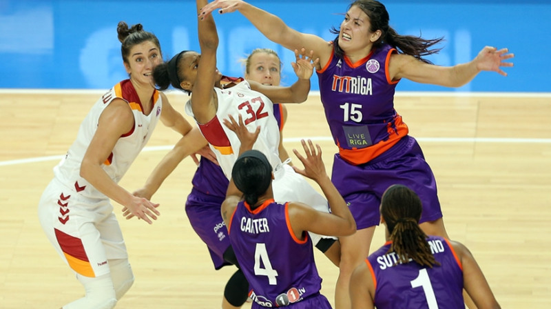 Ieva Krastiņa spēlē pret "Galatasaray"
Foto: fiba.com