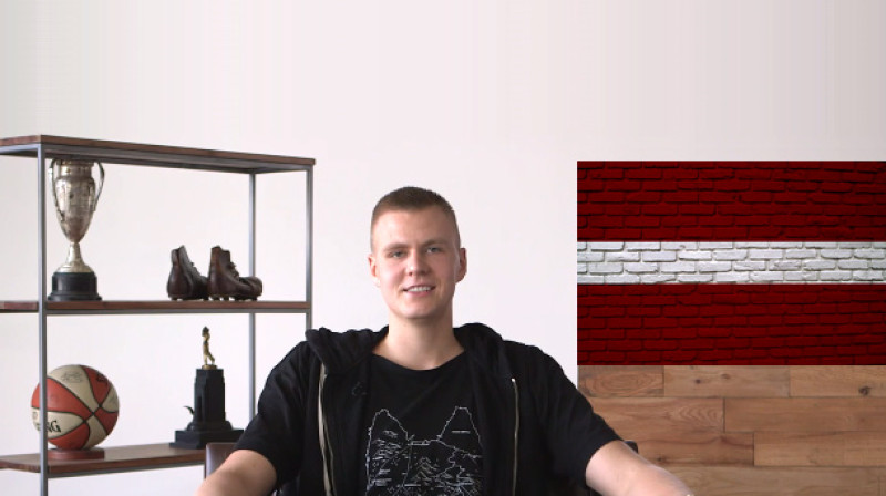 Kristaps Porziņģis 
Foto: The Players' Tribune & Flag