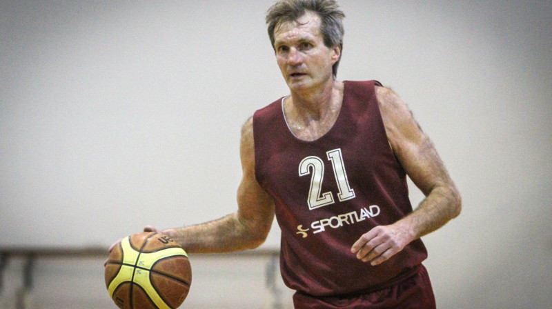 Sezonas iespaidīgākā "triple-double" autors Aleksandrs Feldmanis ("Ikšķile")
Foto: Renārs Buivids (RB32)