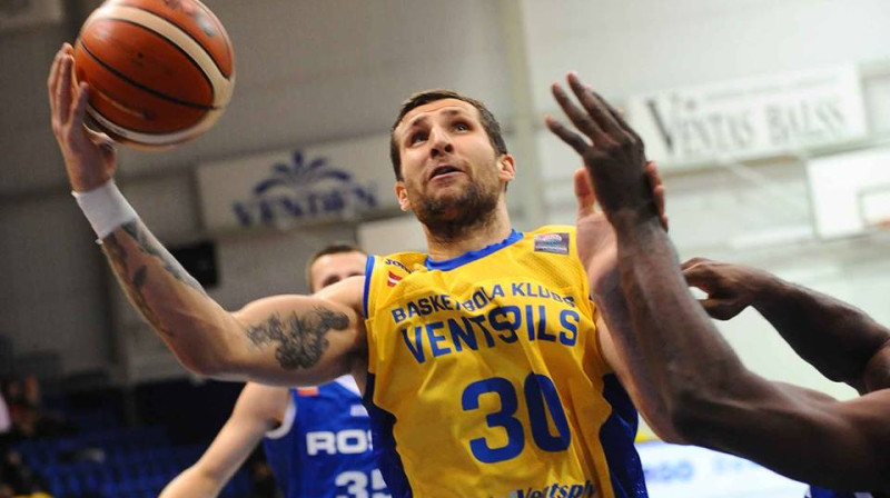 Ronalds Zaķis un BK "Ventspils": turpinās cīņa par vietu Čempionu līgas izslēgšanas turnīrā.
Foto: BK Ventspils