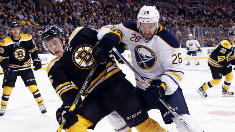 Zemgus Girgensons mačā pret Bostonu
Foto: USA TODAY Sports/Sipa USA/Scanpix