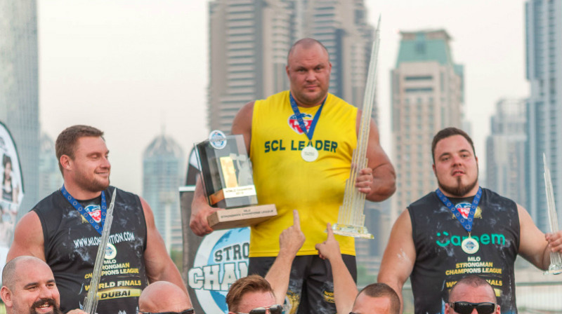 Dainis Zāģeris triumfē Dubaijā
Foto: mlonutrition.com