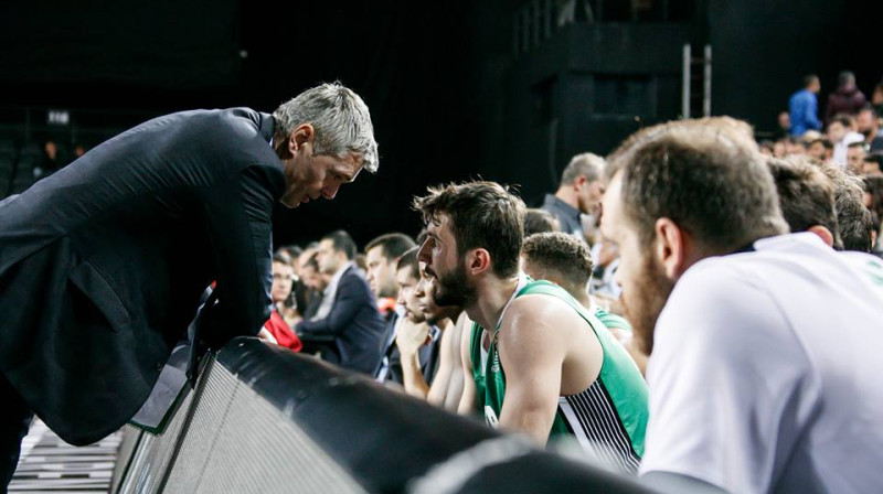 Ainars Bagatskis un "Daruššafaka" spēlētāji
Foto: Dačka