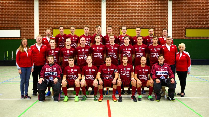 Latvijas vīriešu florbola izlase
Foto: Ritvars Raits, floorball.lv