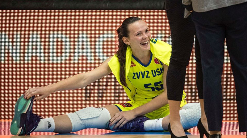 Anete Šteinberga: 2016. gada labākā Latvijas basketboliste
Foto: USK Praha