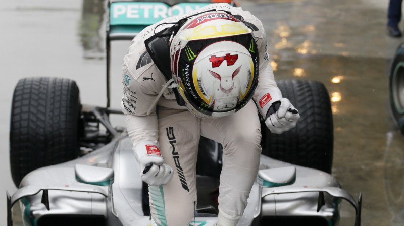 Lūiss Hamiltons
Foto: TT NYHETSBYRÅN/Scanpix