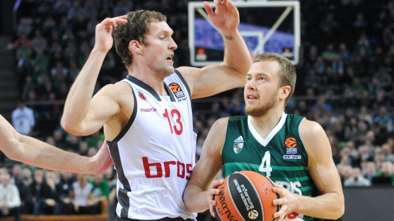 Jānis Strēlnieks un Luks Lekavičs
Foto: zalgiris.lt