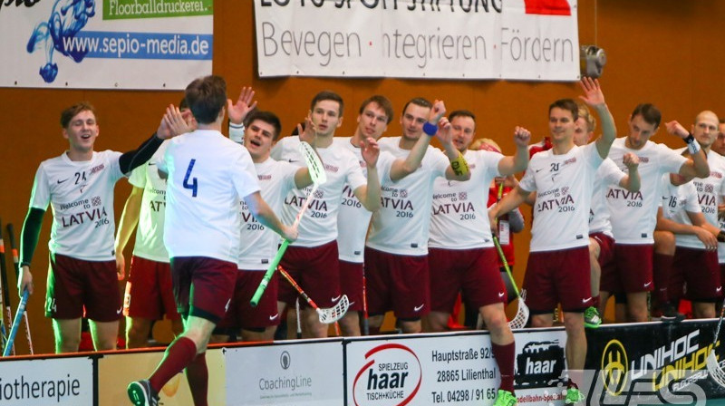 Latvijas izlase
Foto: Ritvars Raits, floorball.lv