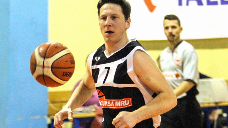 Maksibasketbola čempionāta septītās nedēļās produktīvākais spēlētājs Gatis Rombergs ("Rīga")
Foto: Renārs Buivids (RB32)