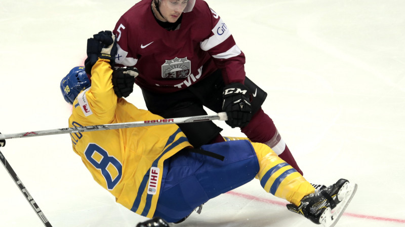 Edgars Siksna šā gada Pasaules čempionātā
Foto: AP/Scanpix
