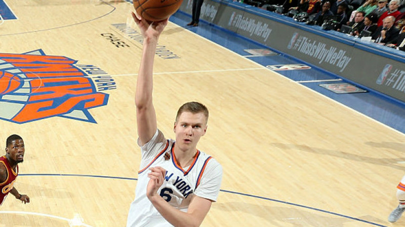 Kristaps Porziņģis: Latvijas Gada sportists'2016.
Foto: Nathaniel S. Butler / GettyImages, Knicks.com