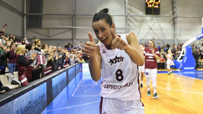 Gunta Baško-Melnbārde: pirmā Latvijas basketboliste, kura piedalījusies sešos Eiropas finālturnīros
Foto: Romāns Kokšarovs, f64