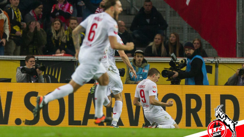 Rudņevs līksmo
Foto: FC Köln