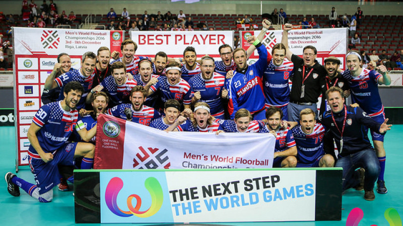 Amerikāņiem 11.vieta šoreiz bijusi teju vai zelta vērtē
Foto: IFF Floorball