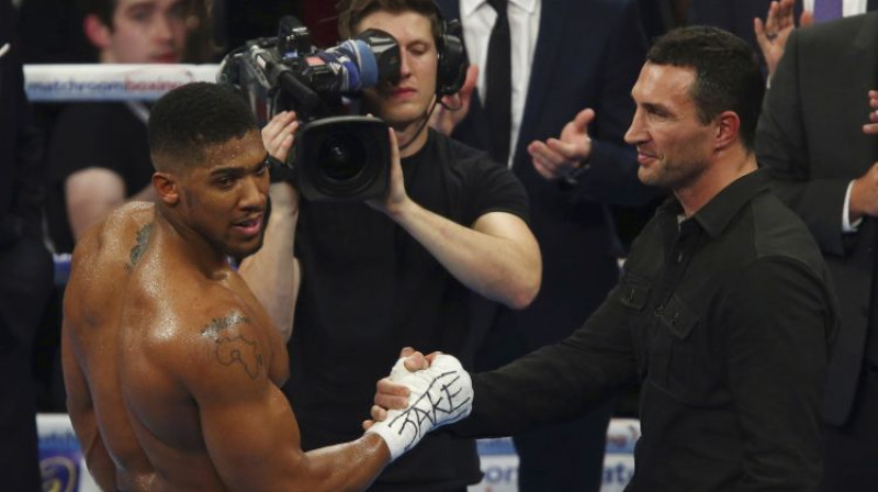 Entonijs Džošua un Vladimirs Kļičko
Foto: AP/Scanpix