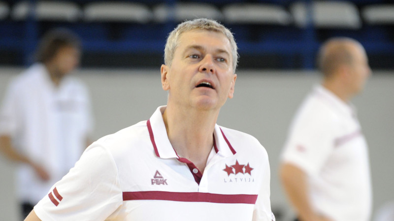 Latvijas valstsvienības galvenais treneris Ainars Bagatskis
Foto: Romāns Kokšarovs, Sporta Avīze, f64