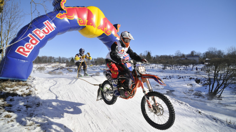 Foto: Jānis Pastars, Skijorings Cēsīs