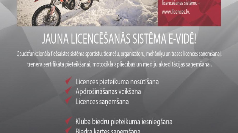 Sistēma Licences.lv uzsāk savu darbību!