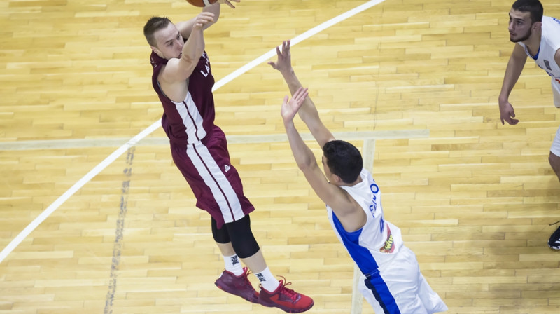 Artūrs Strautiņš: 24 punkti un 12 atlēkušās bumbas uzvarā pār Izraēlu
Foto: fiba.com