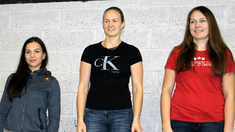 Milda Valčukaite, Elza Gulbe, Lana Bračka
Foto: rowing.lv