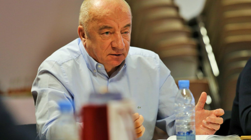 LFF ģenerālsekretārs Jānis Mežeckis 
Foto: LFF