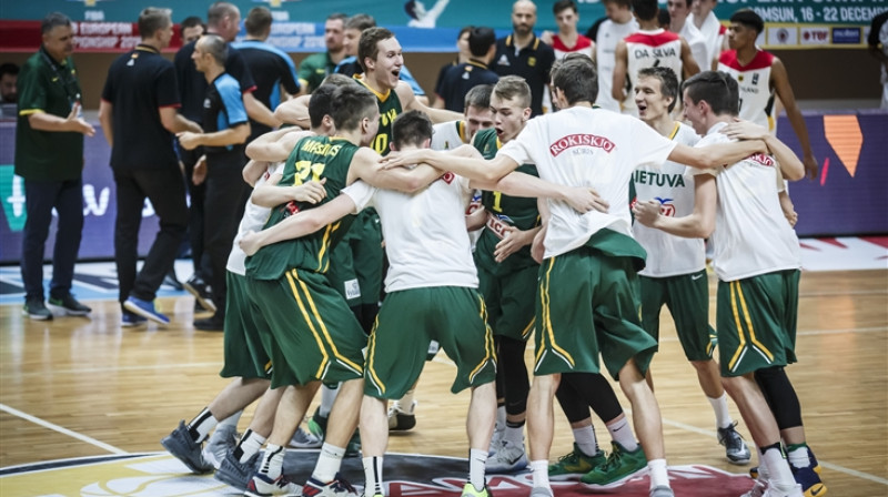 Lietuvas U18 izlase: piektais Eiropas fināls 11 gadu laikā
Foto: fiba.com