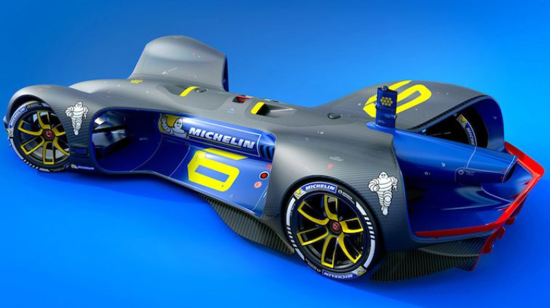 "Roborace" sacīkšu auto
Foto: Roborace Media