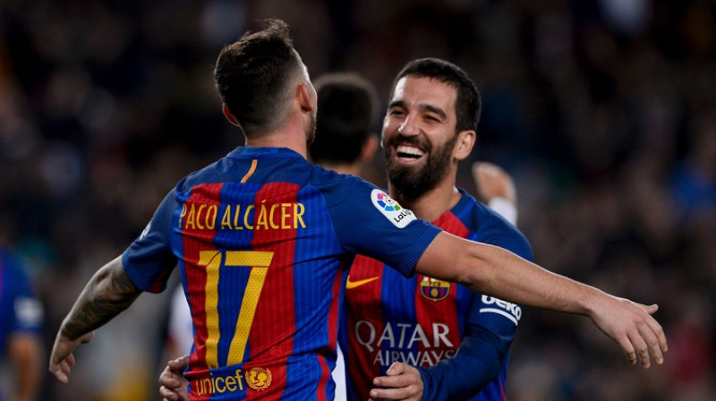 Pako Alkasers un Arda Turans MSN prombūtnē varēja uzdarboties
Foto: AFP/Scanpix