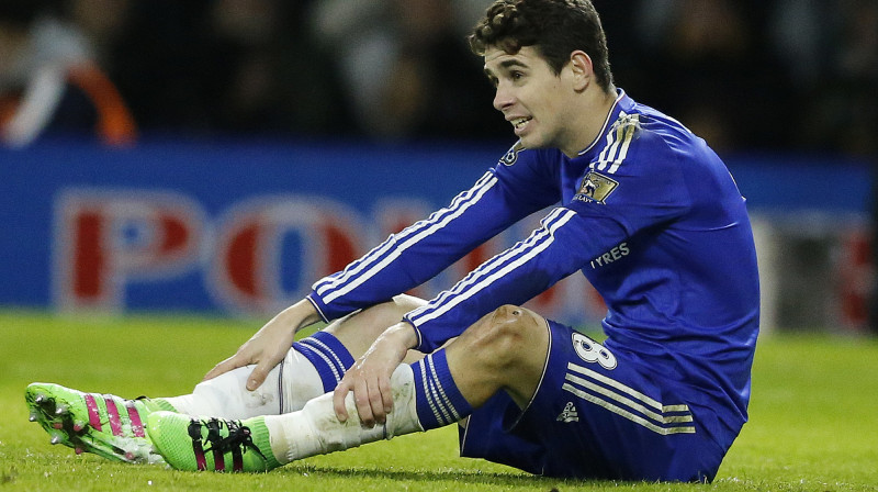 Oskars savu pēdējo spēli "Chelsea" sastāvā jau nospēlējis 
Foto: AP/Scanpix