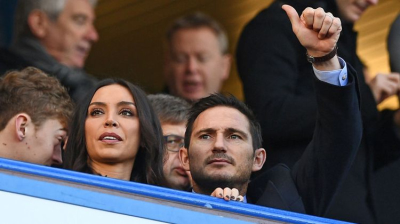 Frenks Lampārds vēro "Chelsea" spēli pret WBA
Foto: AFP/Scanpix