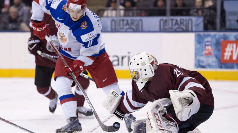 Pāvels Karnauhovs un Gustavs Grigals
Foto: AP/Scanpix