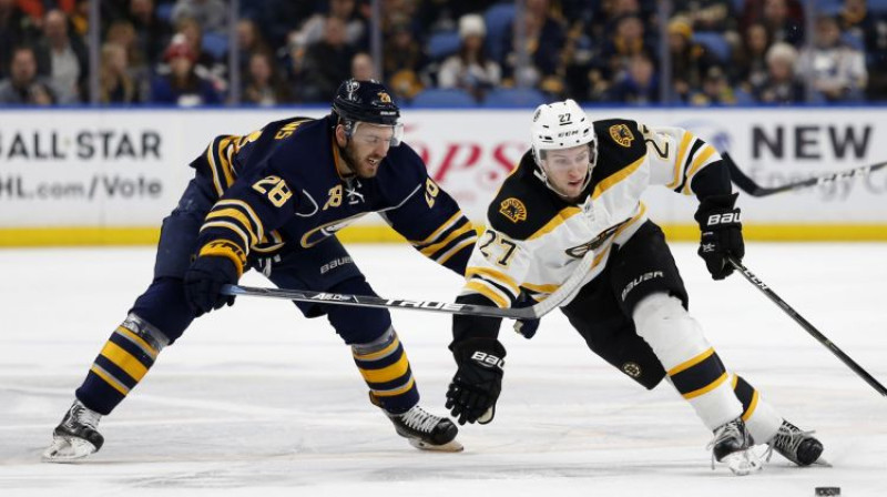 Zemgus Girgensons mačā pret Bostonu
Foto: USA TODAY Sports/Sipa USA/Scanpix