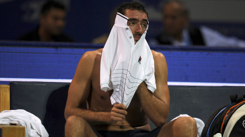 Marins Čiličs sezonu sāka ar sensacionālu fiasko
Foto: AFP/Scanpix