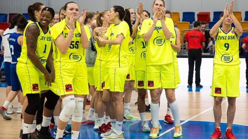 Anete Šteinberga un "USK Praha": uzvara pār Itālijas čempionēm "Famila Schio"
Foto: USK Praha