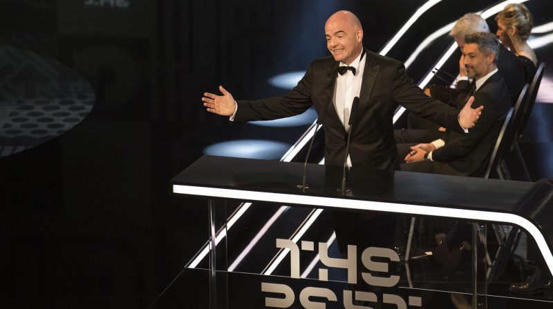 FIFA prezidents Džanni Infantino
Foto: AP/Scanpix