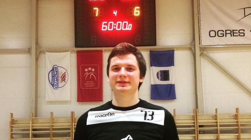 Kārlis Krastiņš guva sešus no komandas septiņiem vārtiem
Foto: Ogres vilki