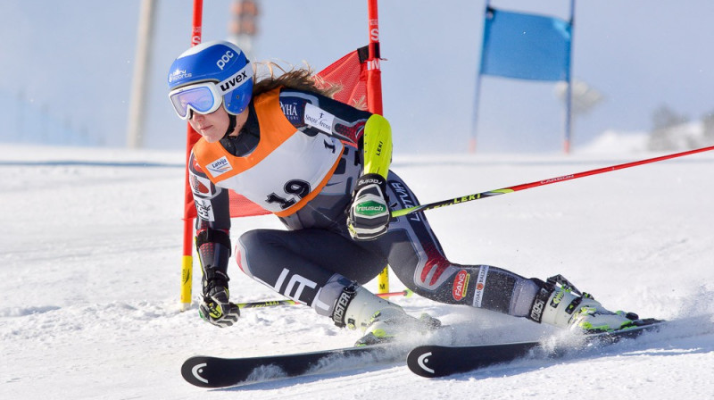 L.Bondarei janvārī kāpums abās slaloma disciplīnās. Foto:Infoski.lv, E.Lukšo
