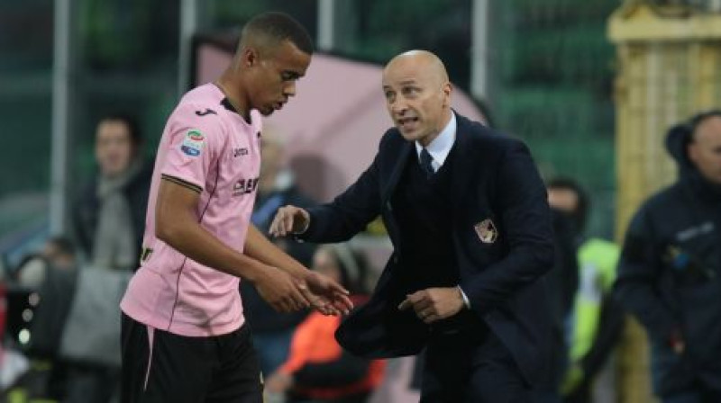Nu jau bijušais "Palermo" treneris Eudženio Korini
Foto: LaPresse/Scanpix