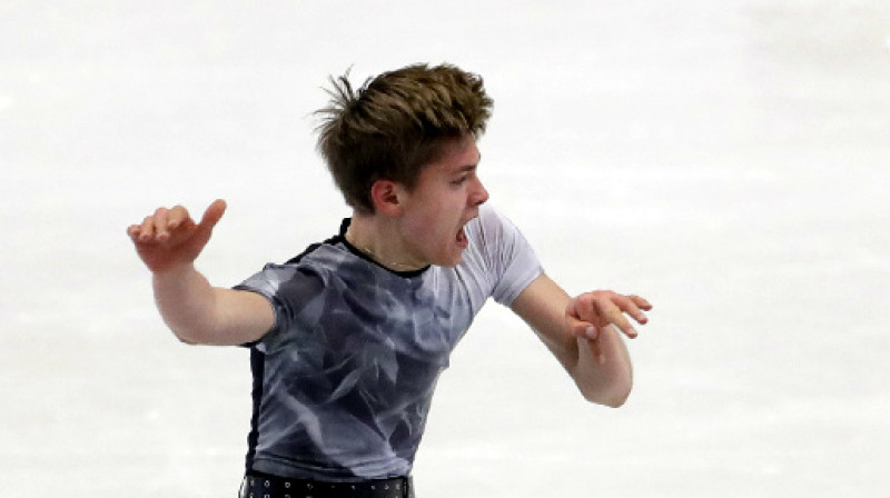 Deniss Vasiļjevs EČ īsajā programmā 
Foto: AP/Scanpix