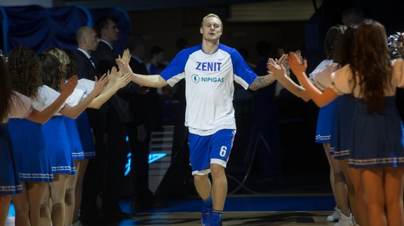 Jānis Timma: 12 punkti uzvarā pār "Tsmoki Minsk"
Foto: FC Zenit