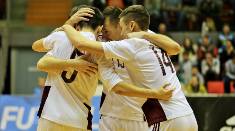 Latvijas telpu futbola izlase
Foto: LFF