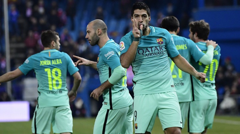 Luiss Svaress nodemonstrēja īstu šedevru
Foto: AP/Scanpix