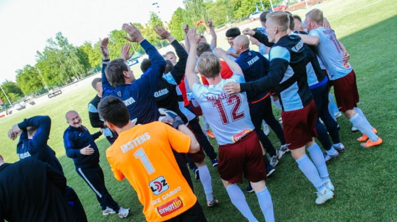 ''Jelgava'' pēc triumfa pagājušajā gadā
Foto: Raitis Supe