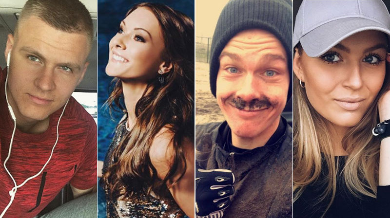 Kristaps Porziņģis, Laura Ikauniece-Admidiņa, Pauls Jonass un Annija Sabule. 
Foto: Instagram